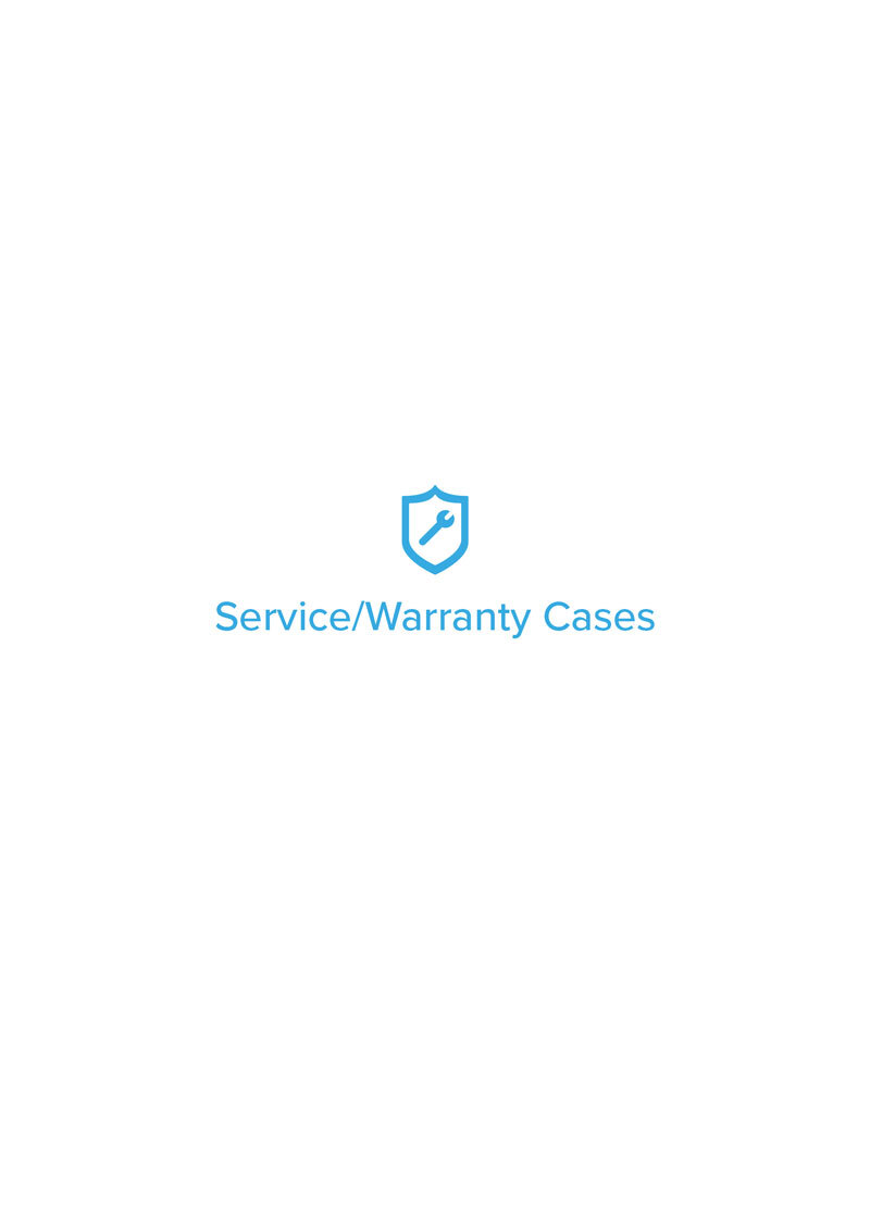 Service/Warranty Cases