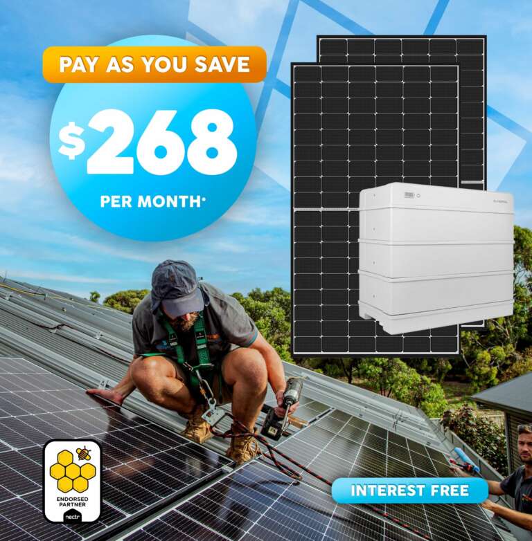 $268 Per Month - 7.92kW Solar – Risen 440w N-Type Panels – Sungrow SH5.0RS ADA Inverter + SBR 9.6kWh Battery