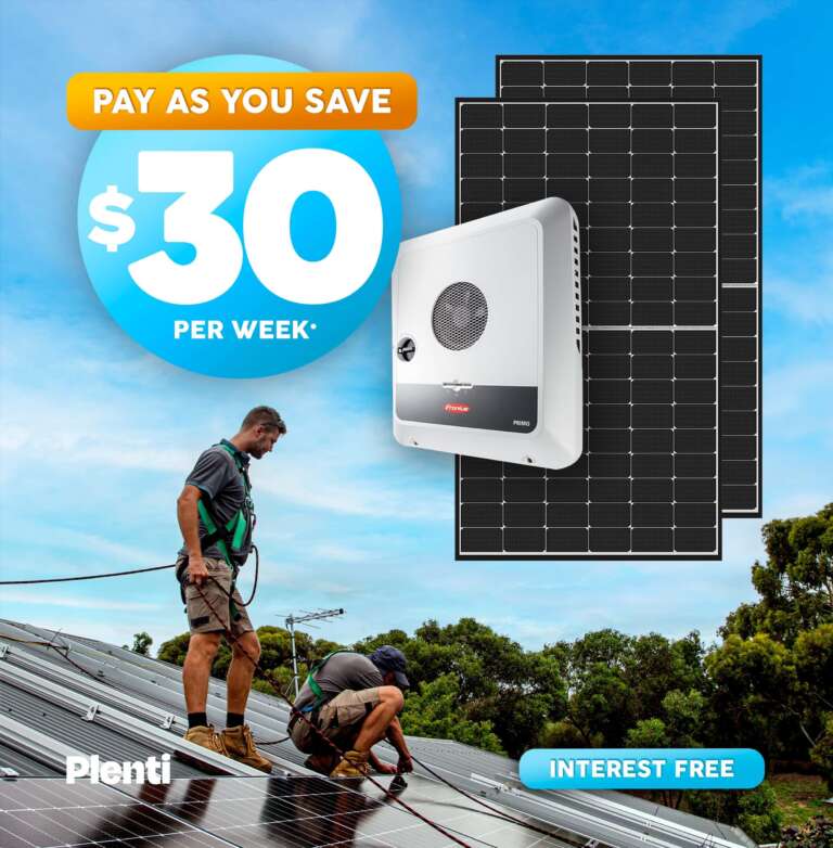 $30 Per Week – 6.6kW Solar – Risen 440w N-Type Panels – Fronius Gen24 Primo Inverter