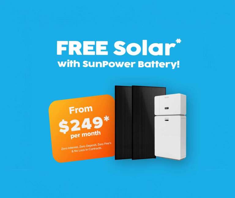 Free Solar with any SunPower Reserve Battery!